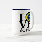 LIEBE São Paulo 15oz Zweifarbige Tasse (VorderseiteRechts)