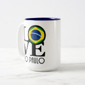 LIEBE São Paulo 15oz Zweifarbige Tasse (Vorderseite Links)