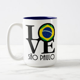 LIEBE São Paulo 15oz Zweifarbige Tasse