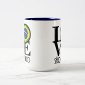 LIEBE São Paulo 15oz Zweifarbige Tasse (Mittel)