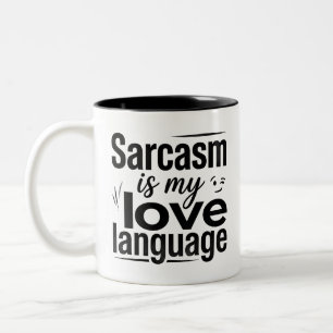 Liebe Sarkasmus Tassen - Zweifarbige Geschenke für