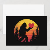 Liebe Sasquatch Sunset Einladung (Vorne/Hinten)