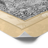 Liebe Satin-Rahmen erstellen Sie Ihr eigenes Foto Poster (Ecke)