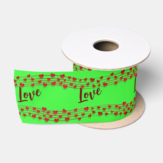 Liebe Satinband (Spule)
