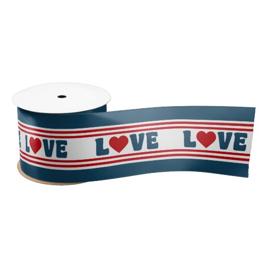 Liebe Satinband (Spule)