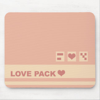 Liebe-Satz-Kasten Mousepad