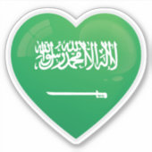 Liebe Saudi-Arabien Aufkleber (Vorderseite)