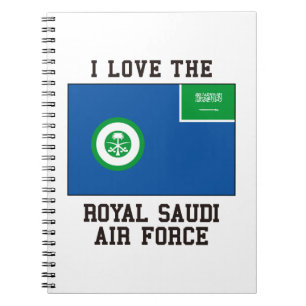 Liebe-Saudi-Luftwaffe Notizblock