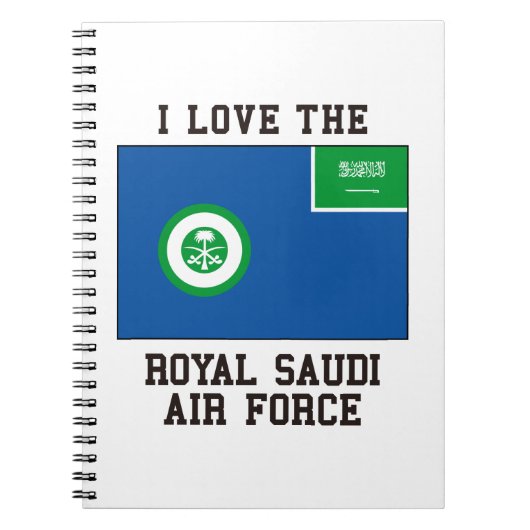 Liebe-Saudi-Luftwaffe Notizblock (Vorderseite)