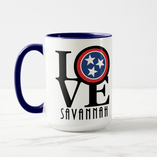 LIEBE Savannah Tennessee 15oz Tasse (Links)
