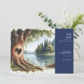 Liebe Save The Date (Stehend Vorderseite)