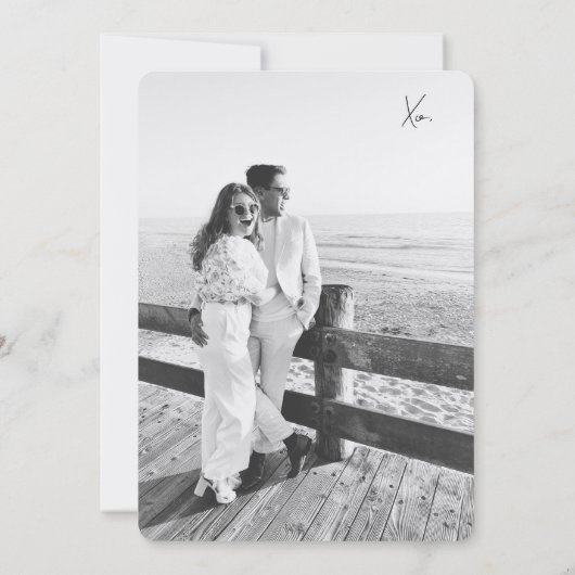 Liebe Save the Date Einladung (Rückseite)