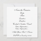 Liebe Save the Date Einladung (Rückseite)