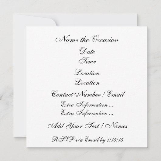 Liebe Save the Date Einladung (Rückseite)