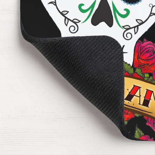 Liebe-Schädel "Amor" Mousepad (Ecke)