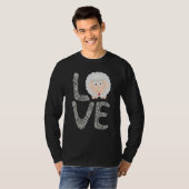 Liebe Schafe Bauer Hertier T-Shirt (Vorne ganz)