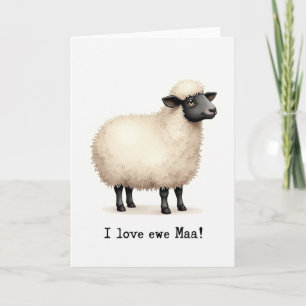 Liebe Schafe Maas Tag Karte