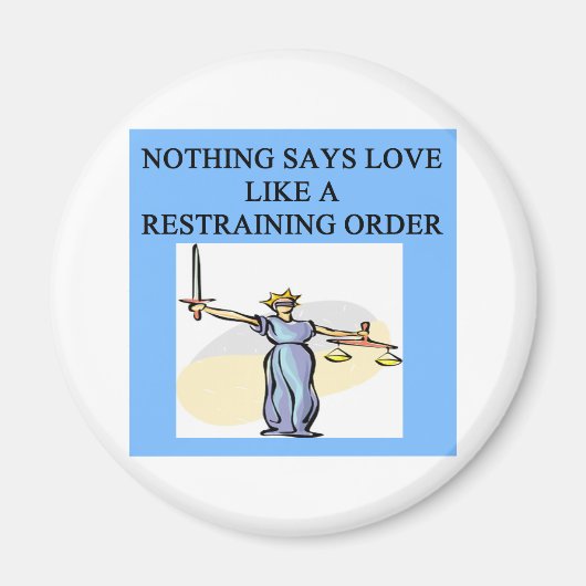 Liebe Scheidungswitz Magnet (Vorne)