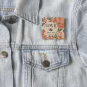 LIEBE SCHEITERT NIE | Christliches Hochzeitsgesche Button (Beispiel)