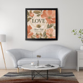 LIEBE SCHEITERT NIE | Christliches Hochzeitsgesche Poster