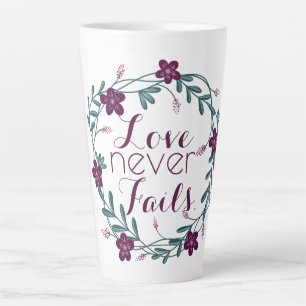 Liebe scheitert nie Latte-Mug Milchtasse