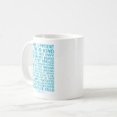 Liebe scheitert nie Personalisiert Kaffeetasse (Vorderseite Links)