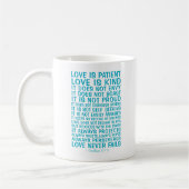 Liebe scheitert nie Personalisiert Kaffeetasse (Links)