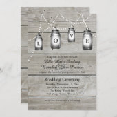 Liebe-Scheunen-Hochzeits-Einladung Einladung (Vorne/Hinten)