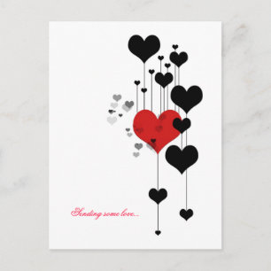 Liebe schicken... postkarte