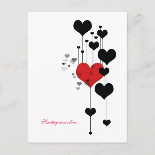 Liebe schicken... postkarte (Vorderseite)