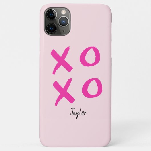 "Liebe Schlaganfälle" Personalisiertes Valentinsta Case-Mate iPhone Hülle (Rückseite)