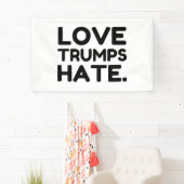 Liebe schlägt Hass Banner (Insitu)