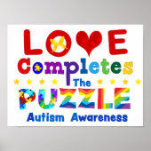 Liebe schließt das Puzzle ab Poster (Vorne)