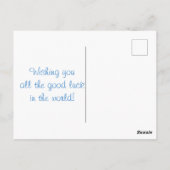 Liebe schließt das Puzzle ab Postkarte (Rückseite)