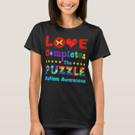 Liebe schließt das Puzzle ab T-Shirt