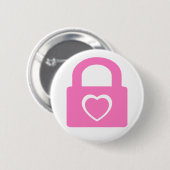 Liebe schloss sich ein. button (Vorne & Hinten)