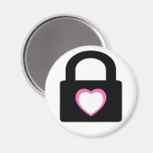 Liebe schloss sich ein. magnet (Vorderseite/Rückseite)