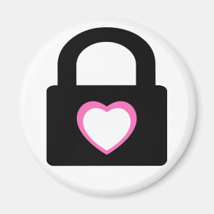 Liebe schloss sich ein. magnet