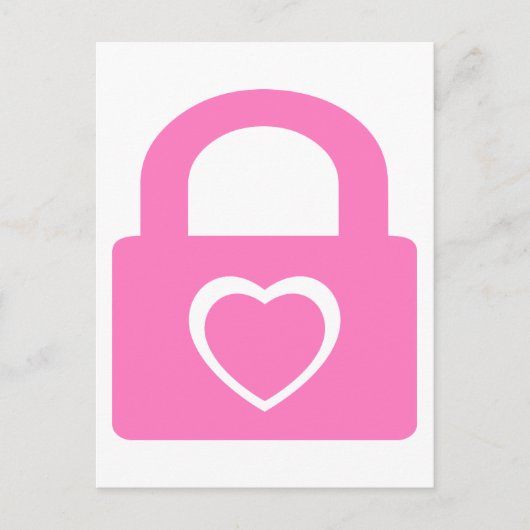 Liebe schloss sich ein. postkarte (Vorderseite)