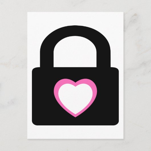 Liebe schloss sich ein. postkarte (Vorderseite)