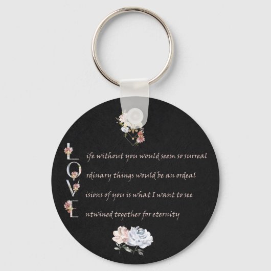 Liebe Schlüsselanhänger (Vorderseite)