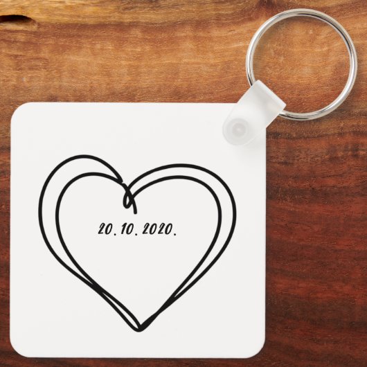 Liebe Schlüsselanhänger (Rückseite)