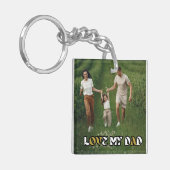 Liebe Schlüsselkette meines Vaters Schlüsselanhänger (Vorderseite links)