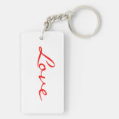 Liebe Schlüsselkette Schlüsselanhänger (Rückseite)