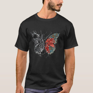 Liebe schmerzt Schmetterling Herzzerbrechen Livebr T-Shirt
