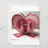 Liebe-Schmetterling-Einladung Einladung (Vorderseite)