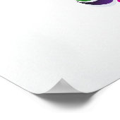 Liebe Schmetterlinge drucken Poster (Ecke)