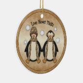 Liebe schmilzt nie keramik ornament (Rechts)