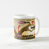 Liebe schmückt kaffeetasse (VorderseiteRechts)