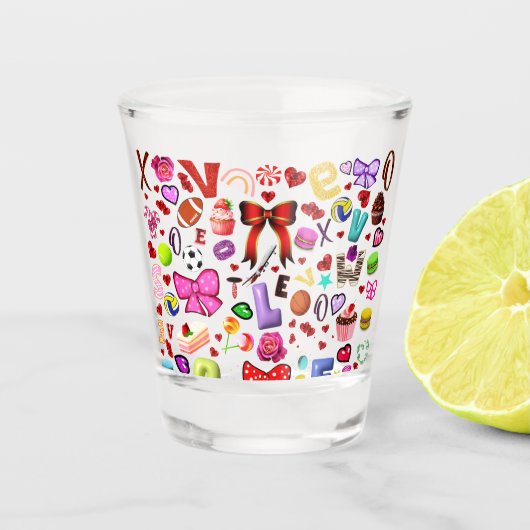 Liebe Schnapsglas (Vorderseite)